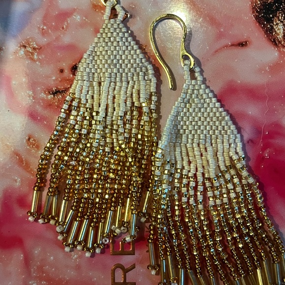 Beaded Drop Earrings - Picture 5 of 5